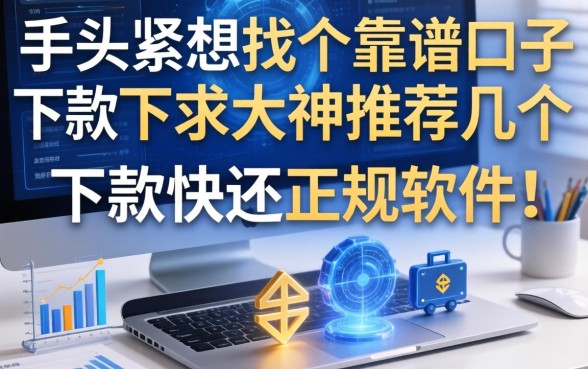 手头紧想找个靠谱口子下款，求大神推荐几个下款快还正规的软件！