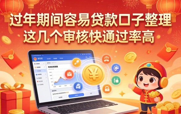 过年期间容易贷款的口子整理，这几个审核快通过率高