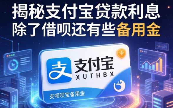 揭秘支付宝贷款利息：除了借呗还有这些备用金