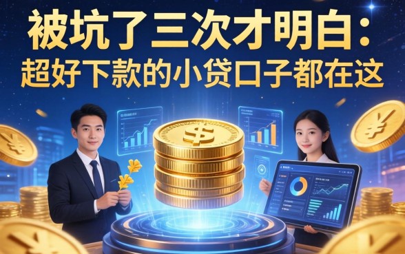 被坑了三次才明白：超好下款的小贷口子都在这