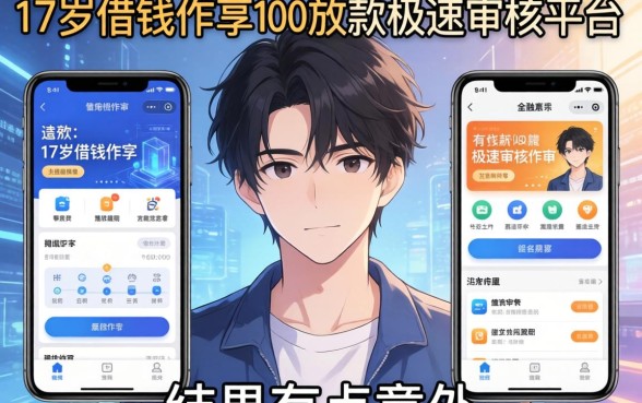我试了几个17岁借钱软件100放款极速审核的平台，结果有点意外