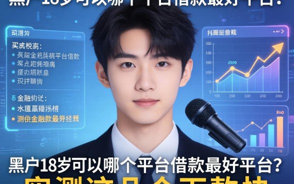 黑户18岁可以在哪个平台借款最好平台？实测这几个下款快