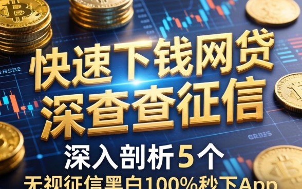 快速下钱的网贷,不查征信，深入剖析5个无视征信黑白100%秒下app