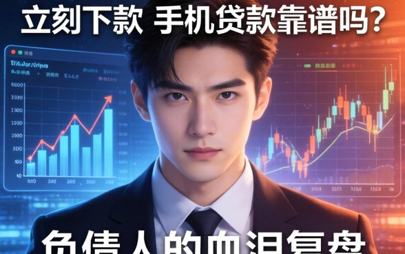 立刻下款的手机贷款靠谱吗？一个负债人的血泪复盘