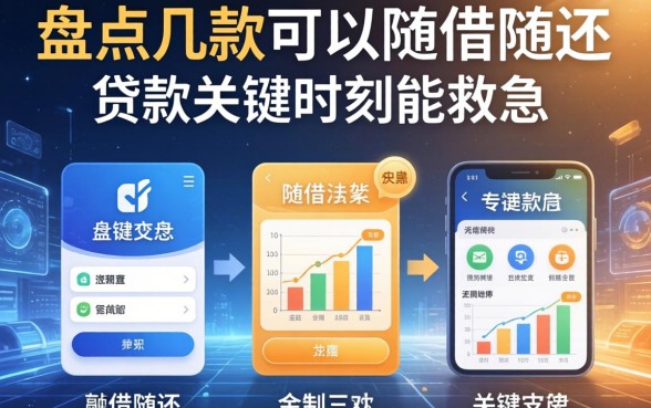 盘点几款可以随借随还的贷款，关键时刻能救急