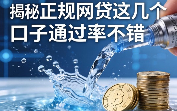 揭秘2026正在放水的正规网贷,这几个口子通过率不错