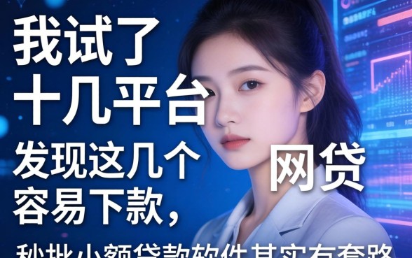 我试了十几个平台，发现这几个网贷容易下款，秒批小额贷款软件其实有套路