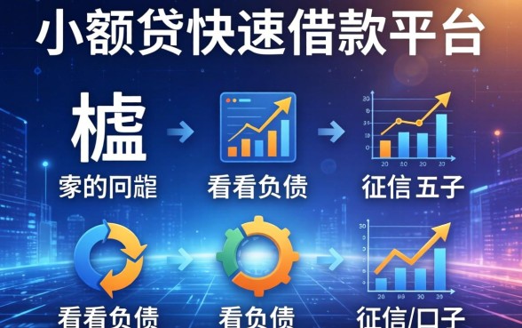 小额贷快速借款平台，胪列五个不看负债和征信的口子