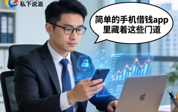 银行经理私下说：简单的手机借钱app里藏着这些门道