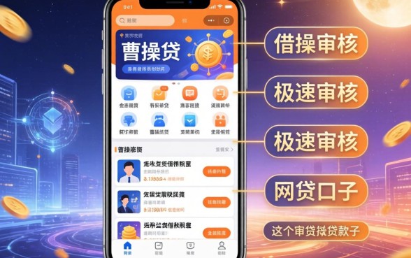 类似曹操贷的借款软件，详尽说明五个极速审核的网贷口子