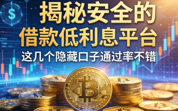 揭秘安全的借款低利息平台，这几个隐藏口子通过率不错