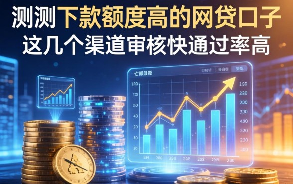 实测下款额度高的网贷口子，这几个渠道审核快通过率高