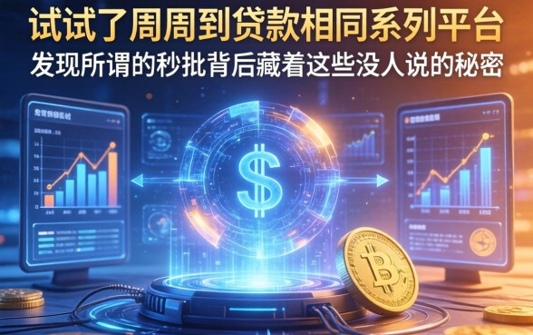 我试了周周到贷款相同系列的平台，发现所谓的秒批背后藏着这些没人说的秘密