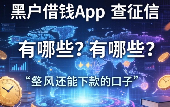 黑户借钱app不查征信的有哪些？整理几个还能下款的口子