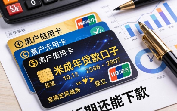 黑户无信用卡未成年贷款口子：整理几个近期还能下款的