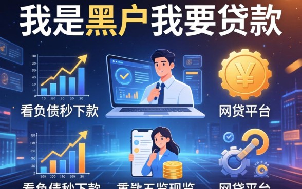 我是黑户我要贷款，概览五个不看负债秒下款的网贷平台