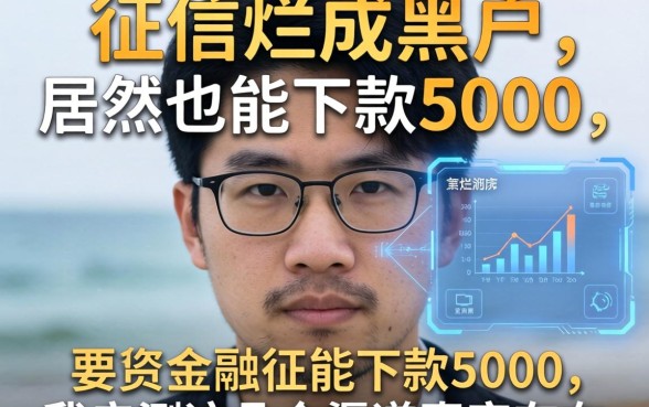 征信烂成黑户居然也能下款5000，我亲测这几个渠道真实存在