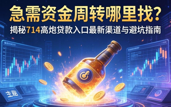 急需资金周转哪里找？揭秘714高炮贷款入口2026最新渠道与避坑指南