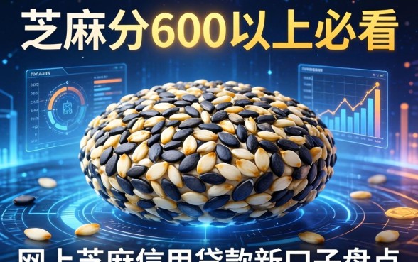 芝麻分600以上必看：网上芝麻信用贷款新口子盘点