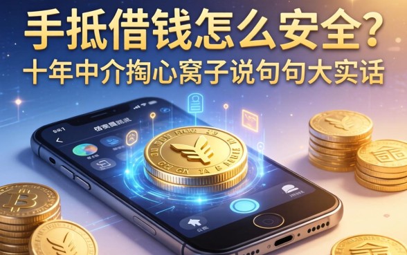 手机借钱怎么安全？十年中介掏心窝子说几句大实话
