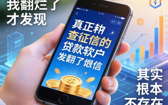我翻烂了手机才发现，真正不查征信的贷款软件其实根本不存在
