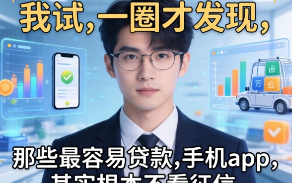 我试了一圈才发现，那些最容易贷款的手机app，其实根本不看征信