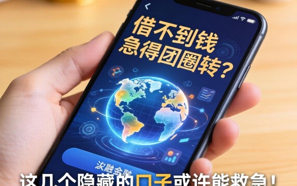 手机上借不到钱急得团团转？这几个隐藏的口子或许能救急！
