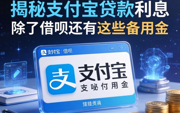 揭秘支付宝贷款利息：除了借呗还有这些备用金