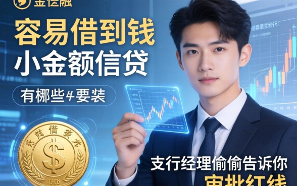 容易借到钱的小额信贷有哪些？支行经理偷偷告诉你审批红线