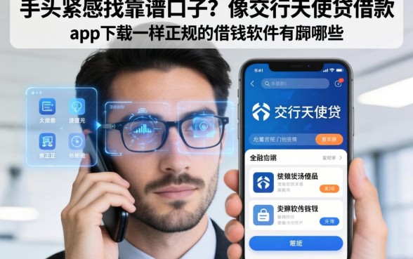 手头紧想找靠谱口子？像交行天使贷借款app下载一样正规的借钱软件有哪些？