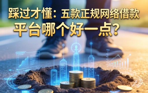踩过坑才懂：五款正规网络借款平台哪个好一点？