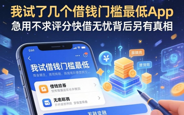我试了几个借钱门槛最低的app，发现急用不求评分快借无忧背后另有真相