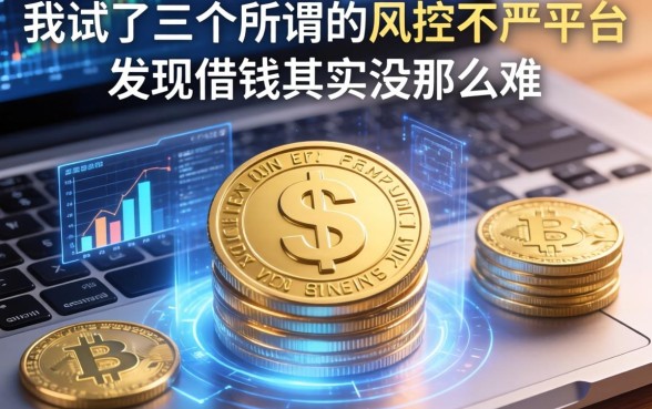 我试了三个所谓的风控不严平台，发现借钱其实没那么难
