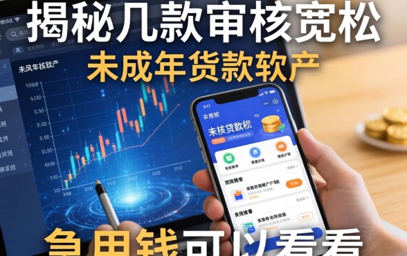 揭秘几款审核宽松的未成年贷款软件，急用钱可以看看