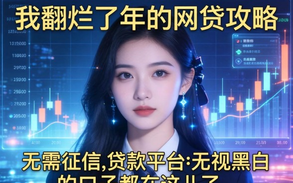 我翻烂了2026年的网贷攻略，发现无需征信的贷款平台和无视黑白的口子都在这儿了