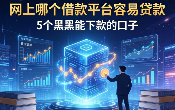 网上哪个借款平台容易贷款的，梳理5个黑户能下款的口子