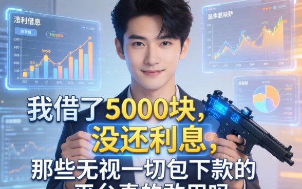 我借了5000块没还利息，那些无视一切包下款的平台真的敢用吗