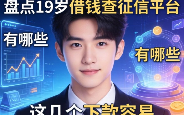 盘点19岁借钱不查征信的平台有哪些，这几个下款容易