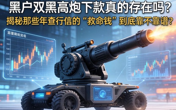 黑户2026双黑高炮下款真的存在吗？揭秘那些不查征信的“救命钱”到底靠不靠谱？