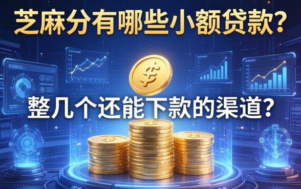 芝麻分有哪些小额贷款？整理了几个还能下款的渠道