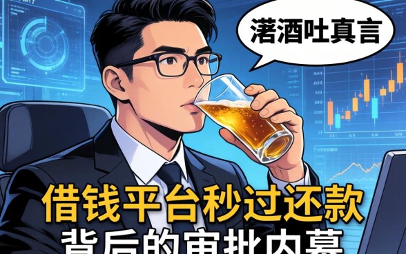 银行经理酒后吐真言：借钱平台秒过还款背后的审批内幕