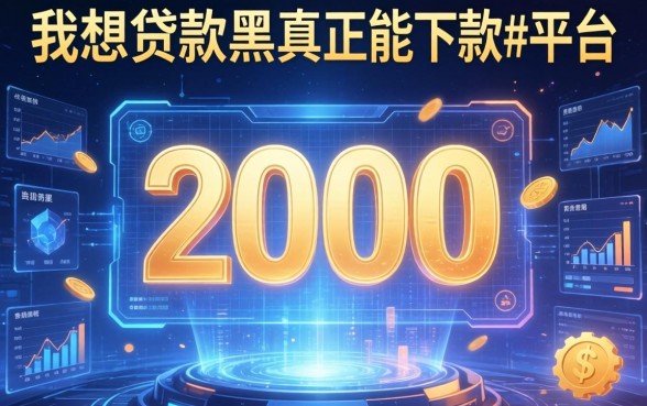 我想贷款2000，详尽说明五个网黑真正能下款的平台