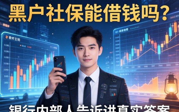 黑户社保能借钱吗？银行内部人告诉你真实答案
