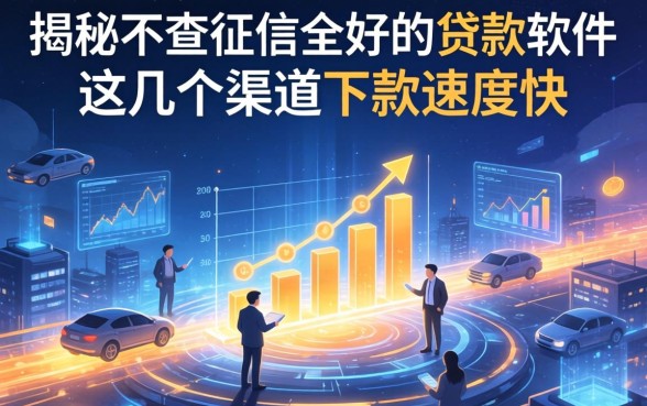 揭秘不查征信的好的贷款软件，这几个渠道下款速度快