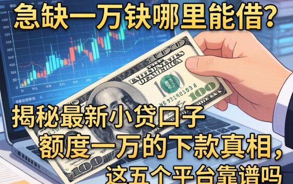 手里急缺一万块哪里能借？揭秘最新小贷口子额度一万的下款真相，这五个平台靠谱吗？