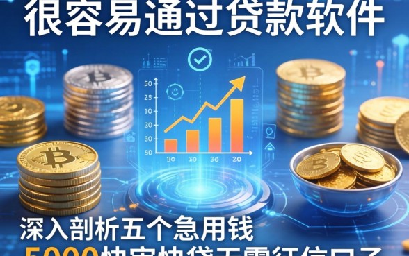 很容易通过的贷款软件，深入剖析五个急用钱5000快审快贷无需征信口子