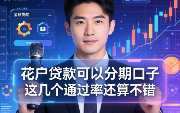 花户贷款可以分期的口子，这几个通过率还算不错