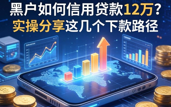 黑户如何信用贷款12万？实操分享这几个下款路径