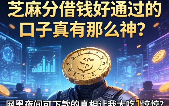 芝麻分借钱好通过的口子真有那么神?网黑夜间可下款的真相让我大吃一惊