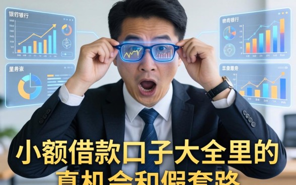银行经理私下透露：小额借款口子大全里的真机会和假套路